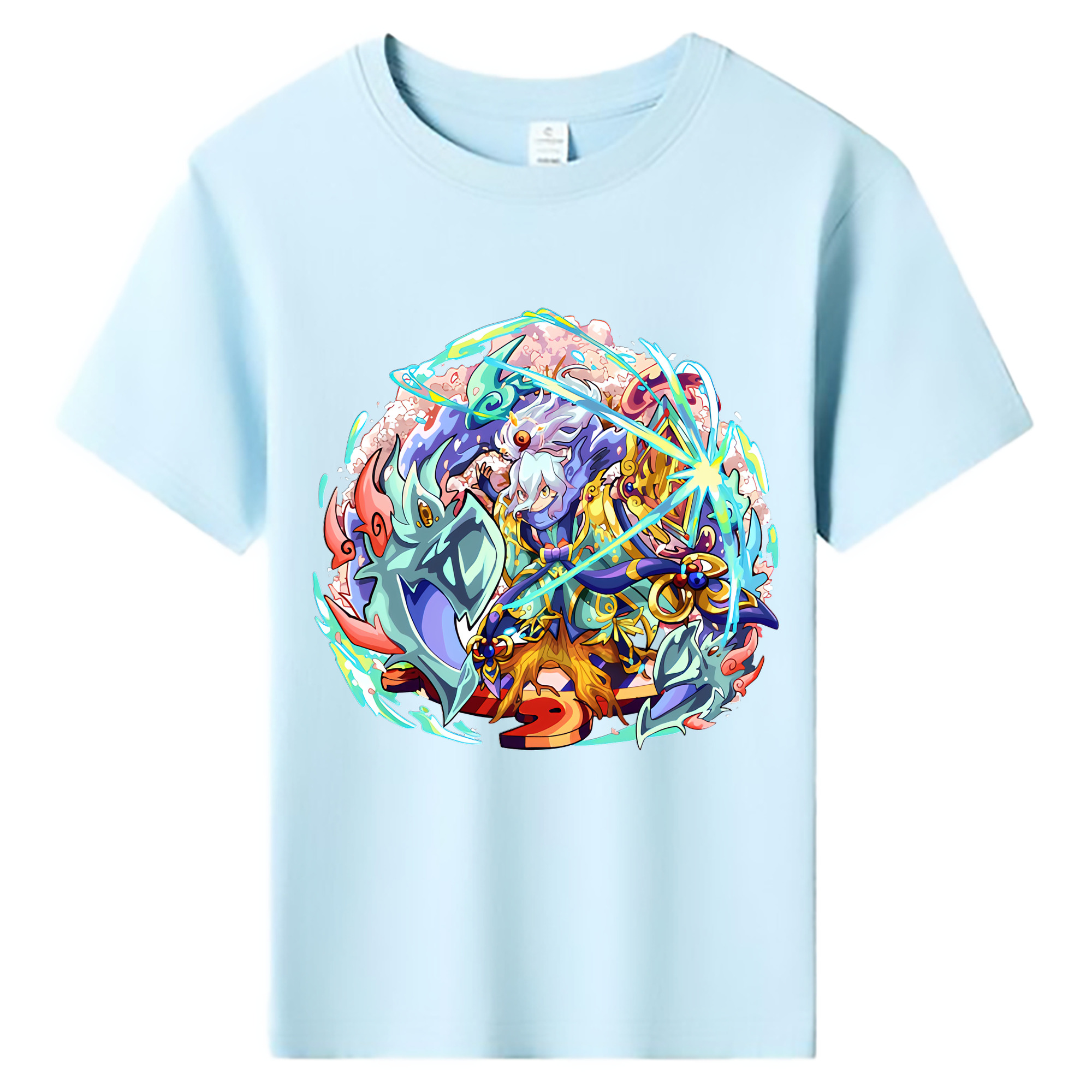 （画像用） 妖怪ウォッチ Yo-kai Watch 綿100％キッズTシャツ（フロントプリント）
